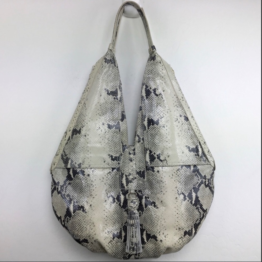 Alexis Hudson faux Snake Skin Large Hobo